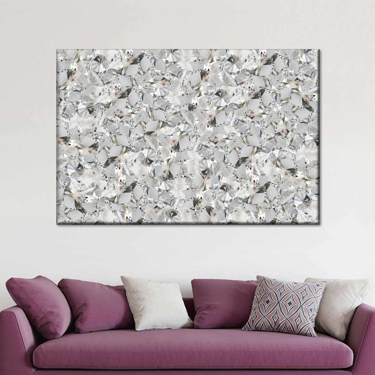 Microscopic View Of Diamond