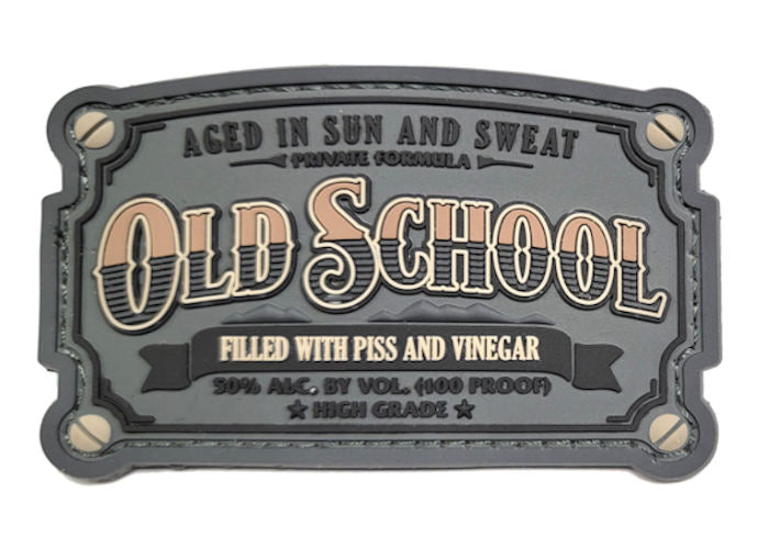 Old School Morale Patch PVC - Mil-Spec Monkey