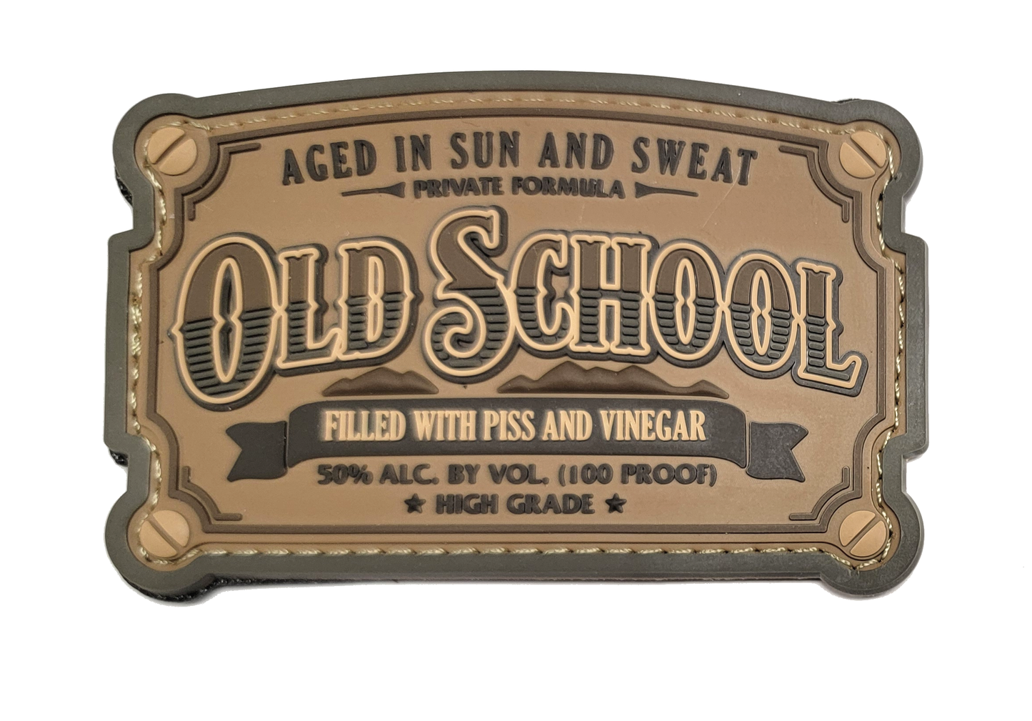 Old School Morale Patch PVC - Mil-Spec Monkey