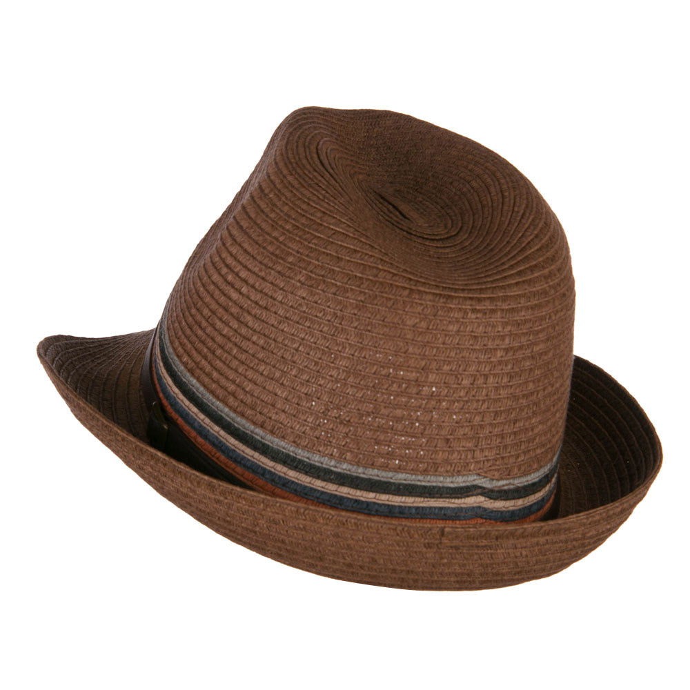 Men's Multi Colored Braid Fedora