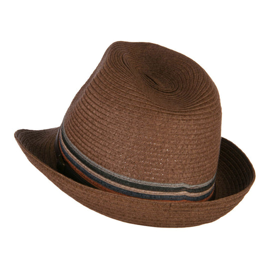 Men's Multi Colored Braid Fedora
