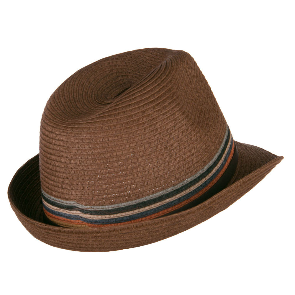 Men's Multi Colored Braid Fedora