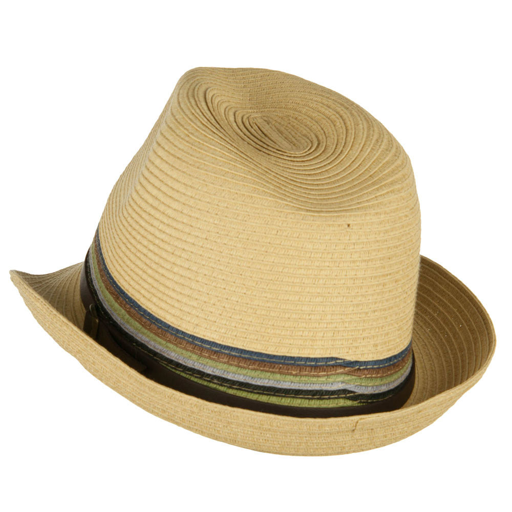Men's Multi Colored Braid Fedora