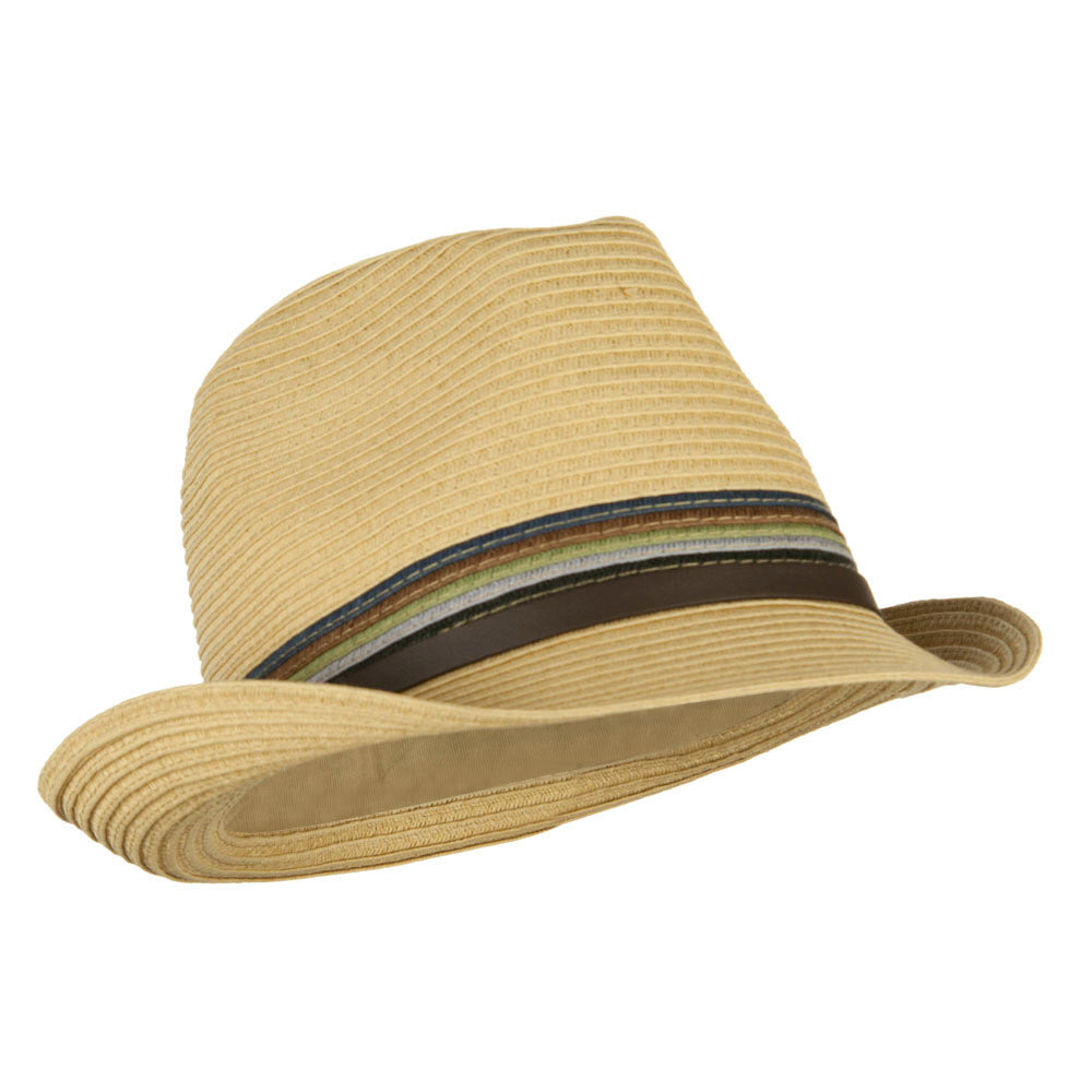Men's Multi Colored Braid Fedora