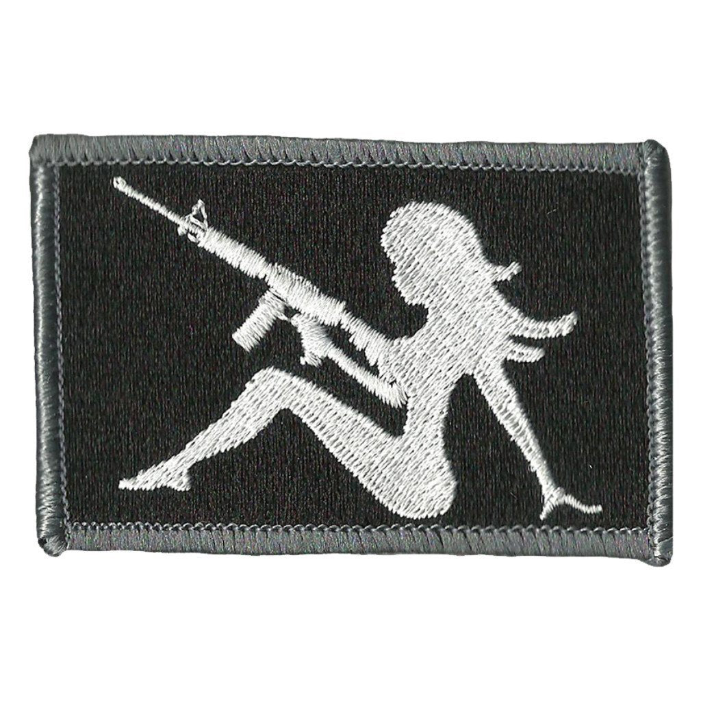 2"x3" AR-15 Trucker Girl Tactical Patch