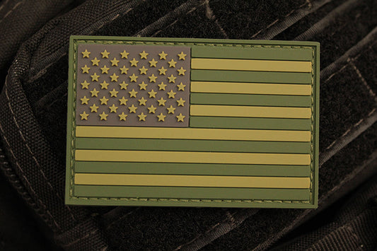 American Flag Multicam Morale Patch (PVC)