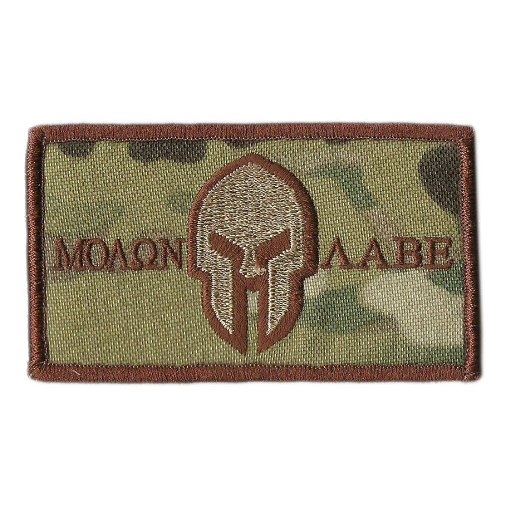 2" x 3.5" Molon Labe Tactical Patch - Made to Fit- 5.11/Rothco caps
