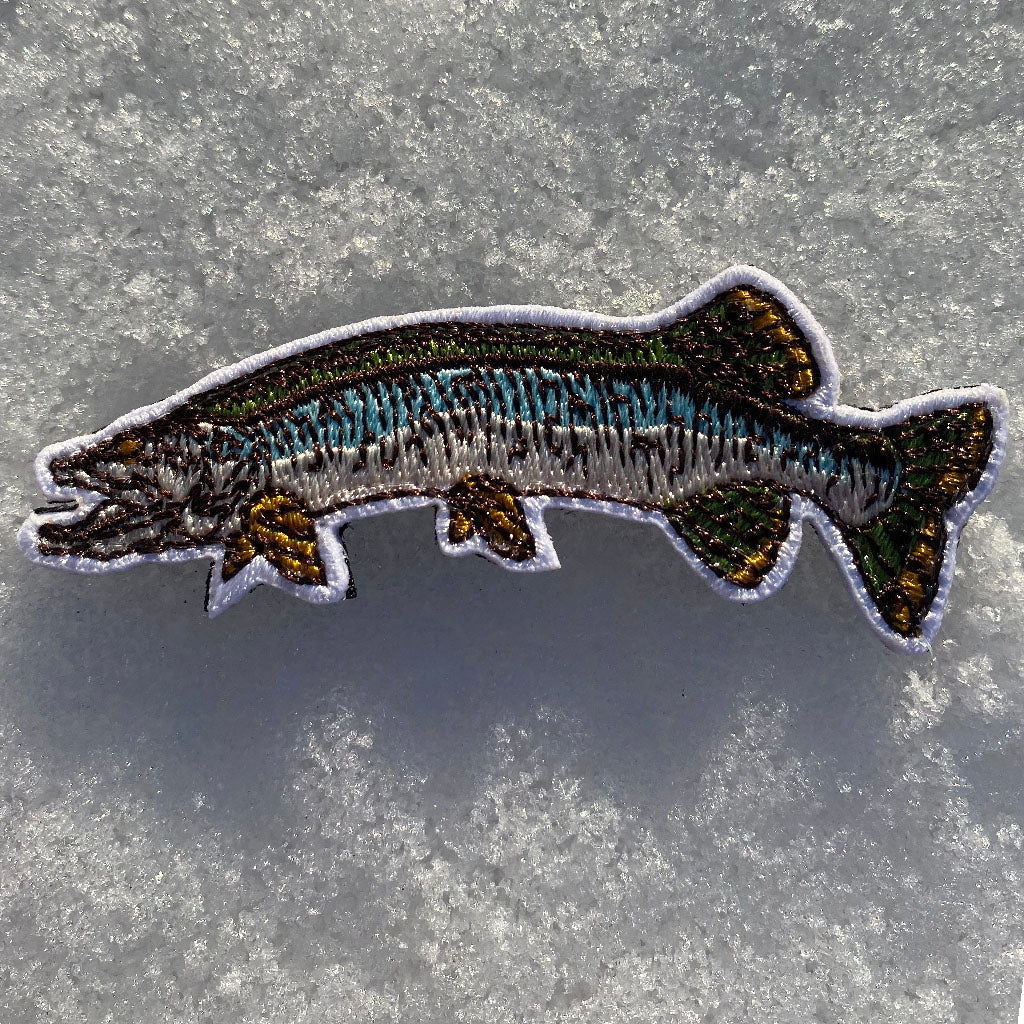 Die-Cut MUSKIE 1" x 3"