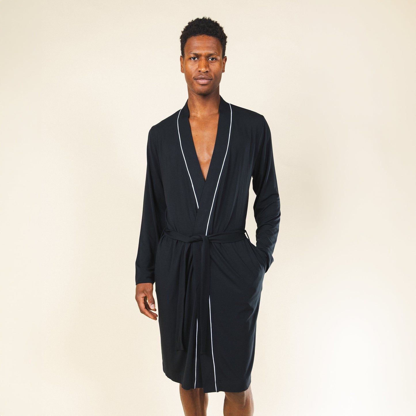 The Threat Level Midnight | Black Long Modal Robe