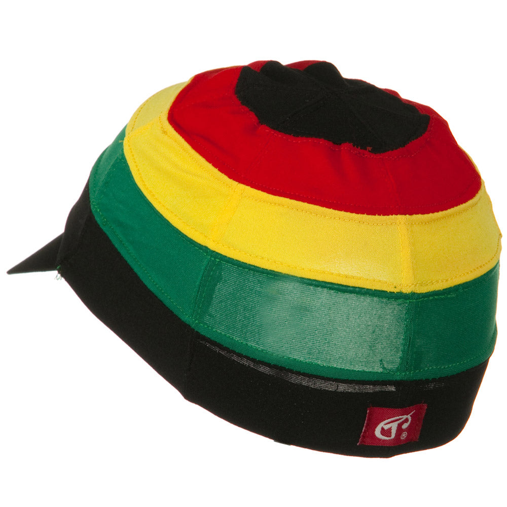 Multi Color Visor Spandex Beanie Cap
