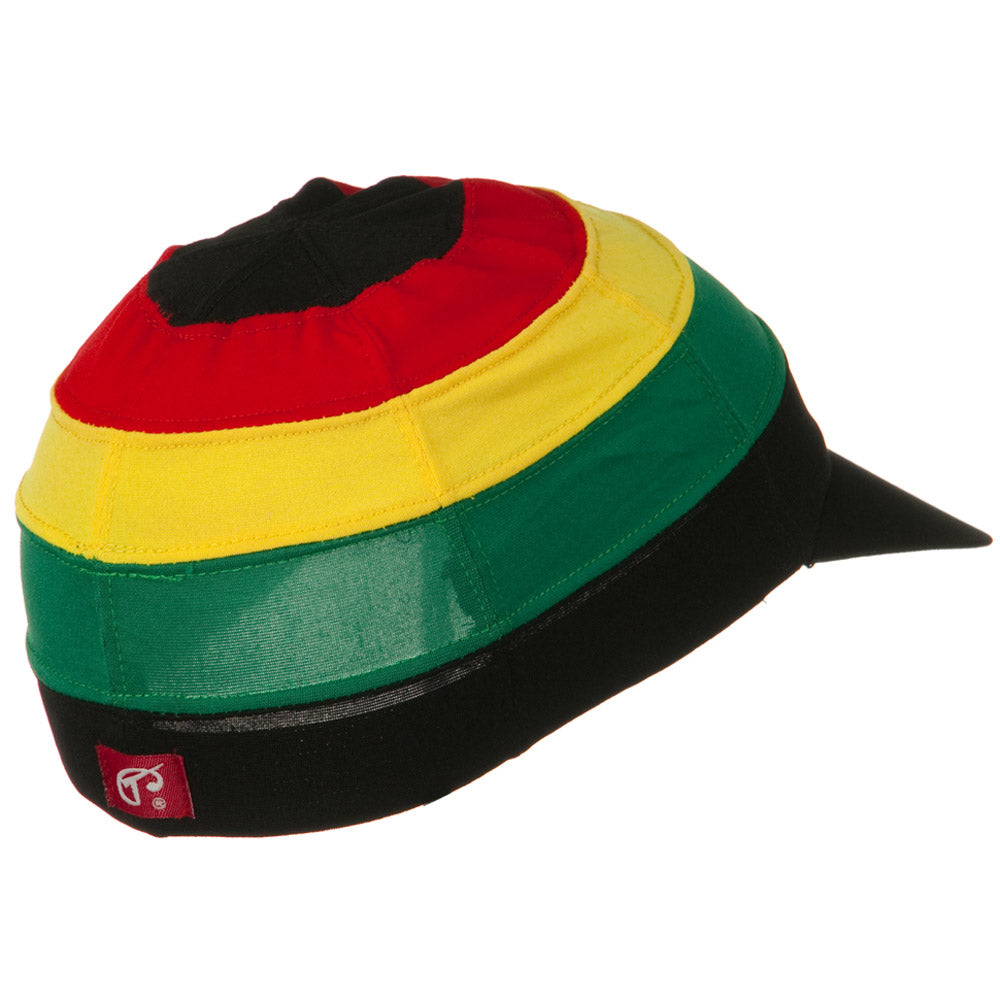 Multi Color Visor Spandex Beanie Cap