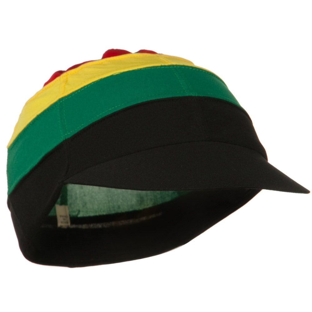 Multi Color Visor Spandex Beanie Cap