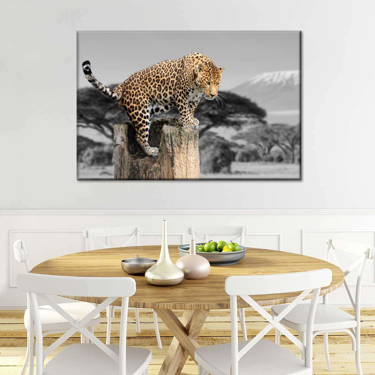 Pop African Leopard Wall Art