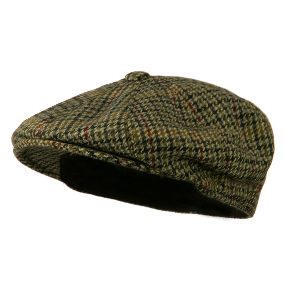 Men's Wool Snap Front Apple Newsboy Hat