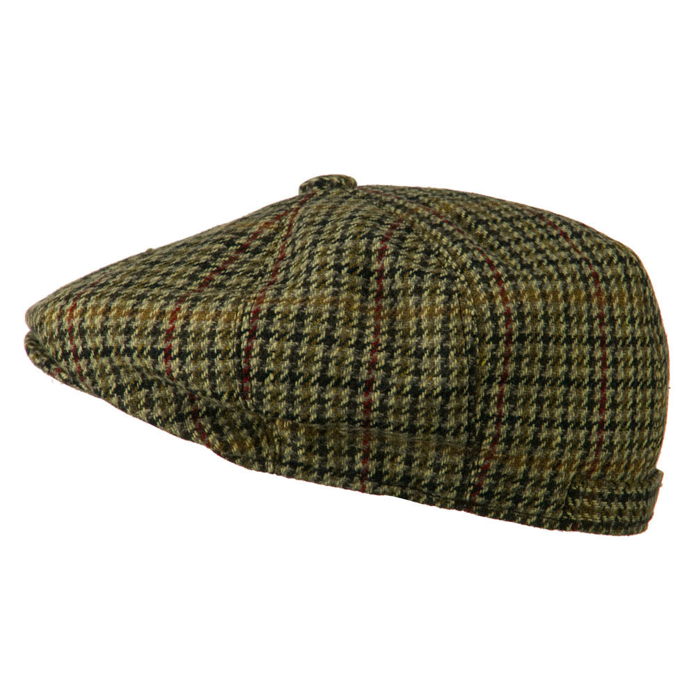 Men's Wool Snap Front Apple Newsboy Hat