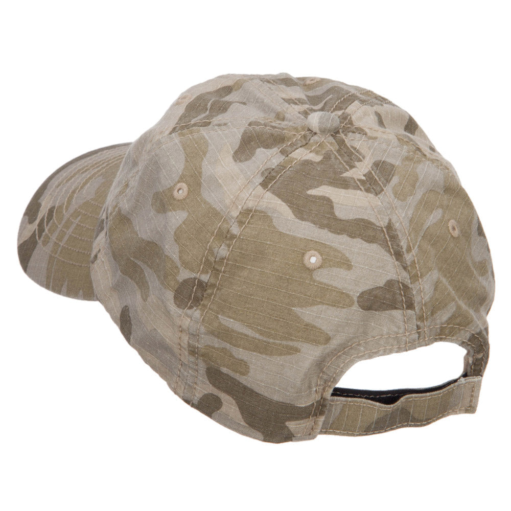 Faded Camo Washed Cotton Cap