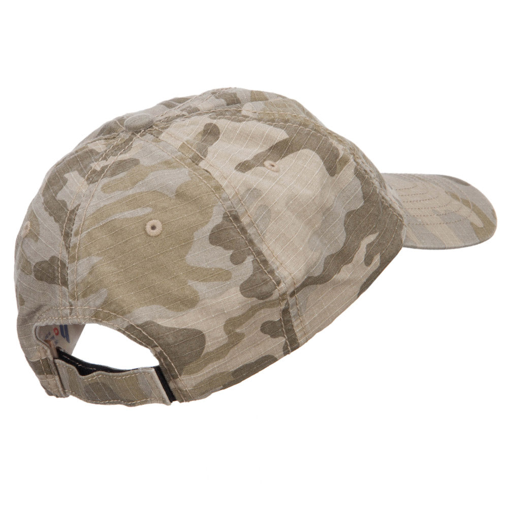 Faded Camo Washed Cotton Cap