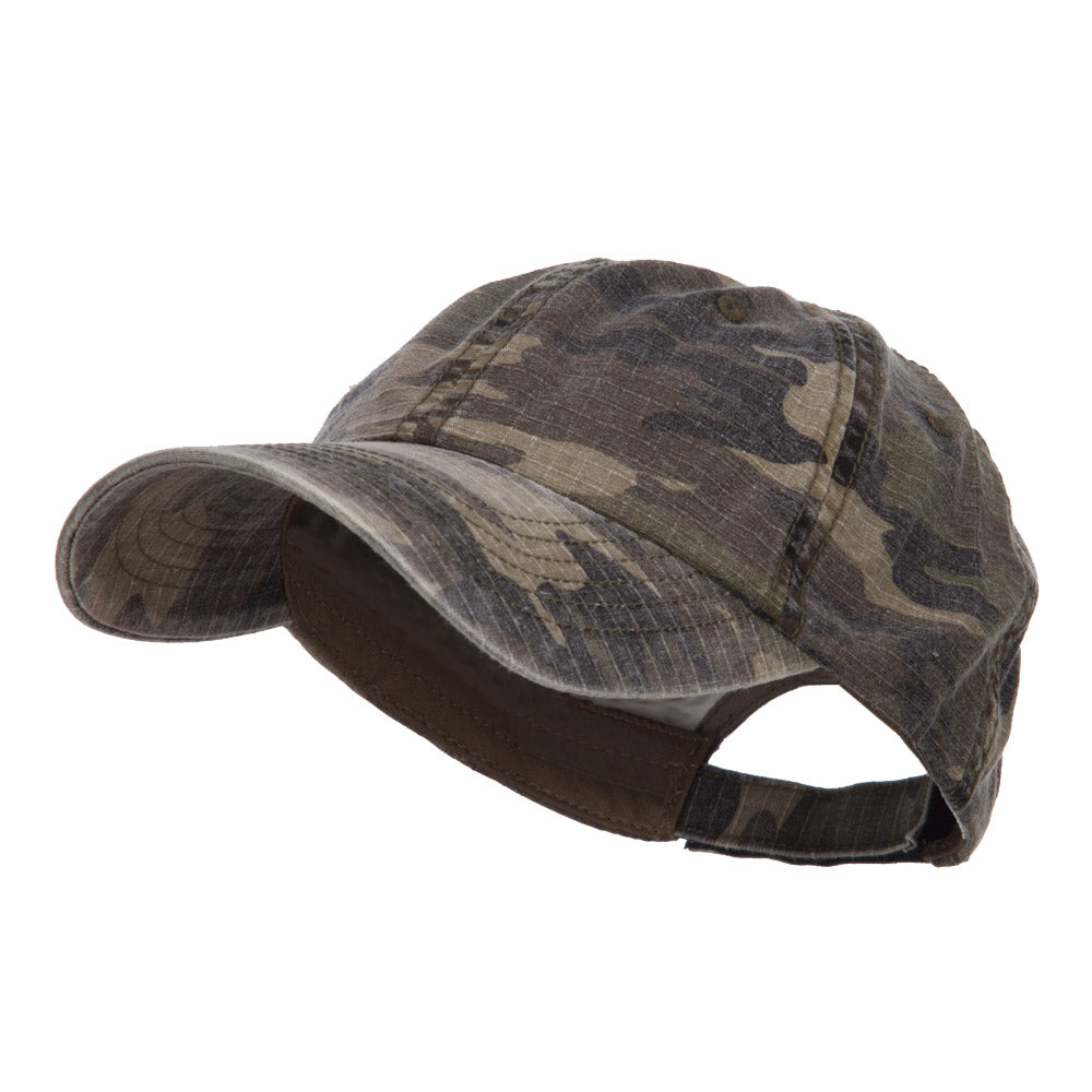 Faded Camo Washed Cotton Cap