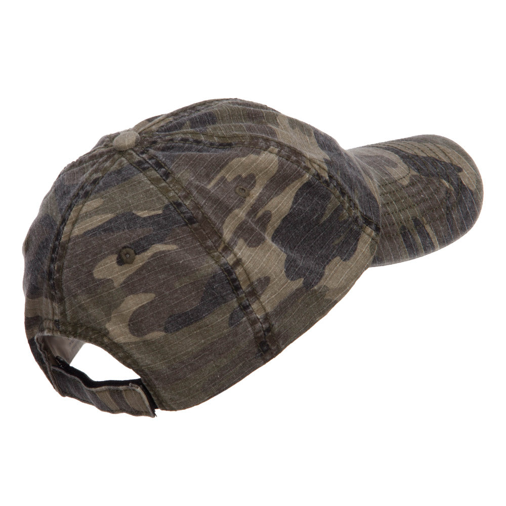 Faded Camo Washed Cotton Cap