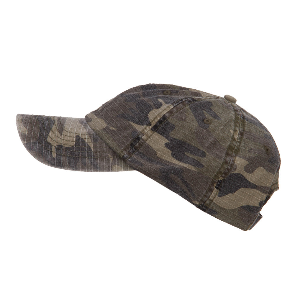 Faded Camo Washed Cotton Cap