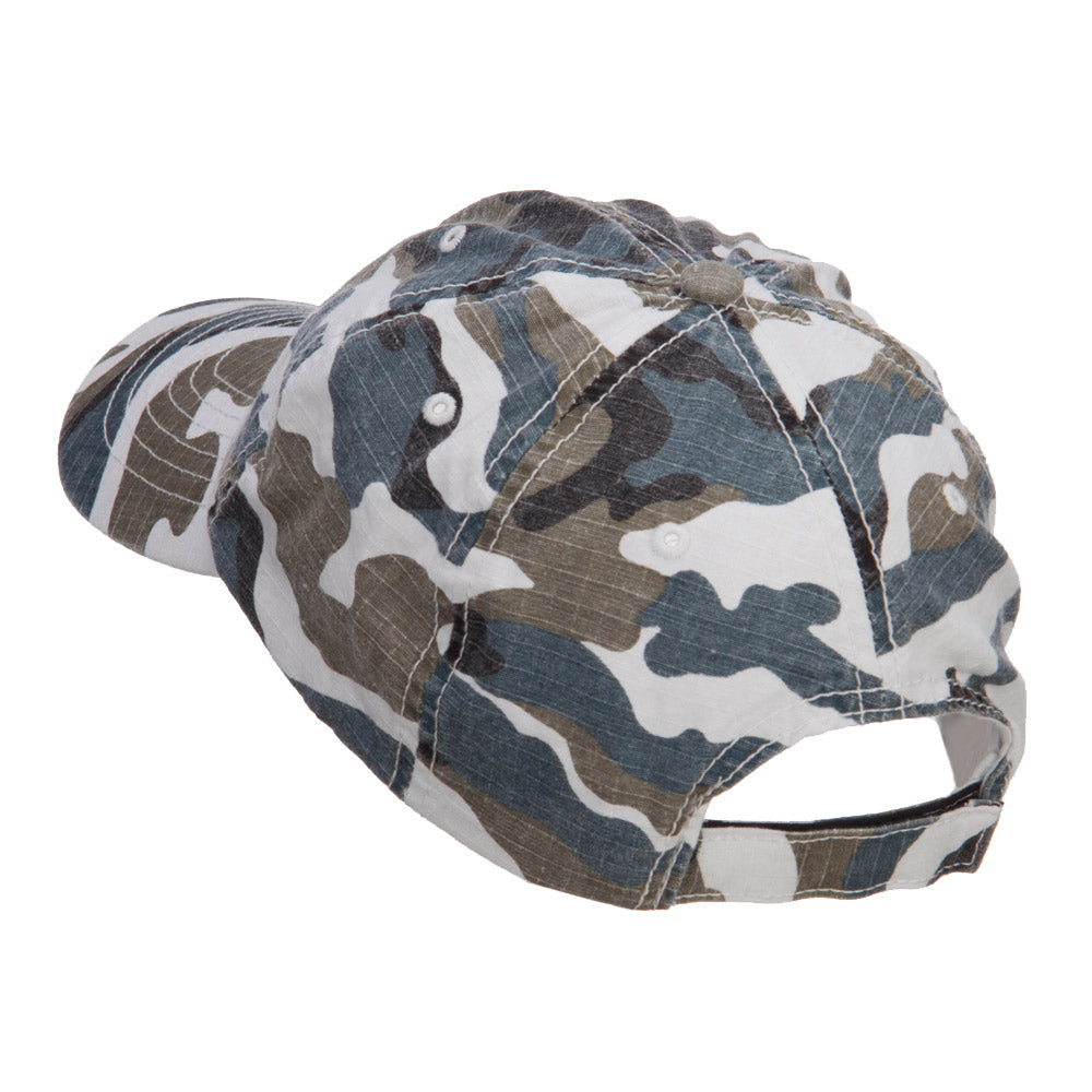 Faded Camo Washed Cotton Cap