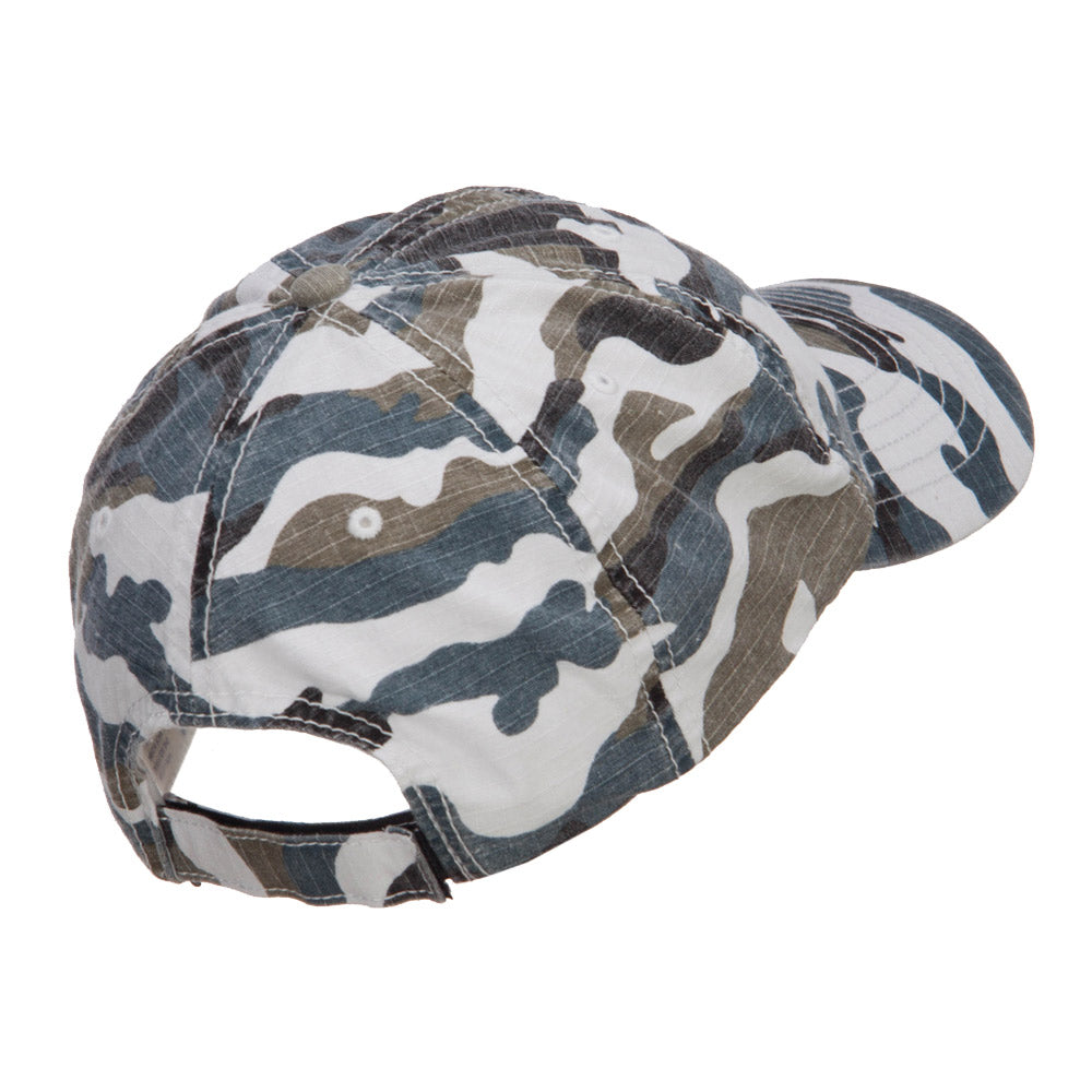 Faded Camo Washed Cotton Cap