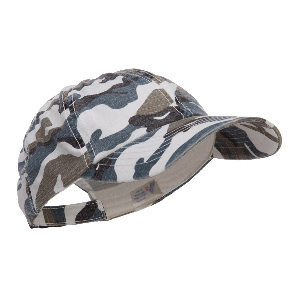 Faded Camo Washed Cotton Cap