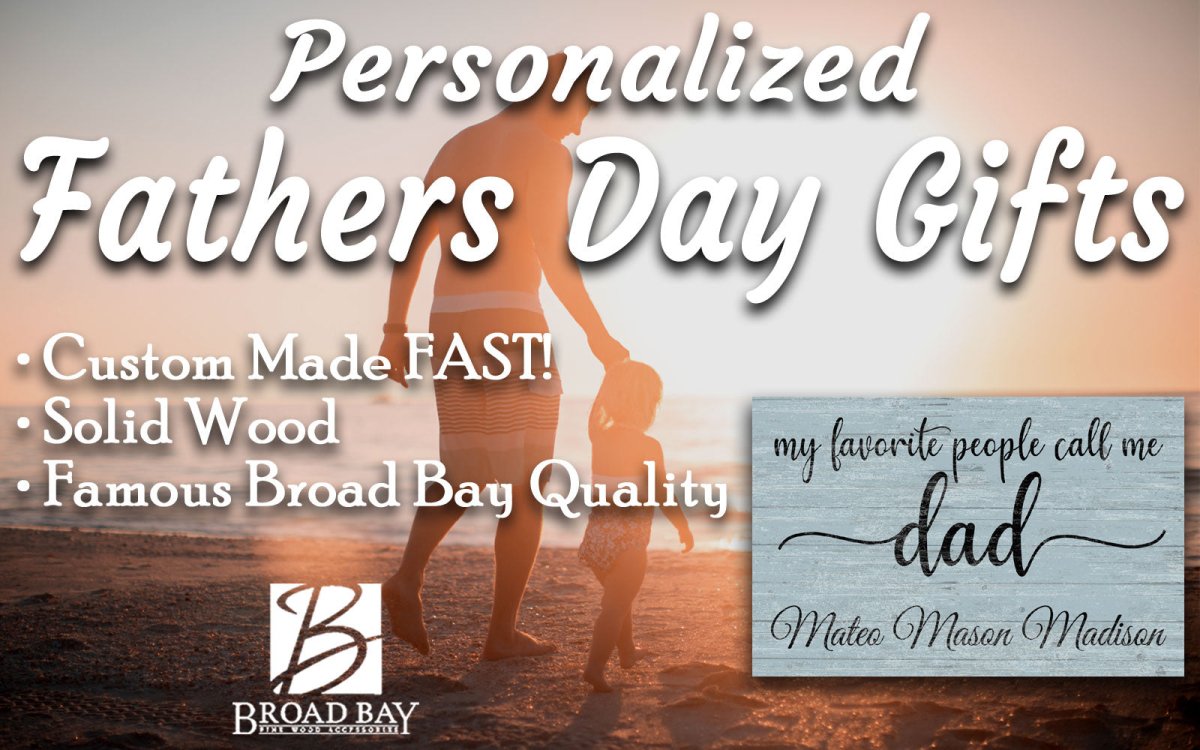 Personalized Dad Gift – “My Favorite People Call Me Dad” Wood Sign with Kids’ Names | Father’s Day or Birthday Keepsake