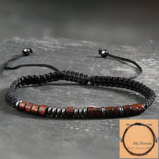My Person Morse Code Bracelet