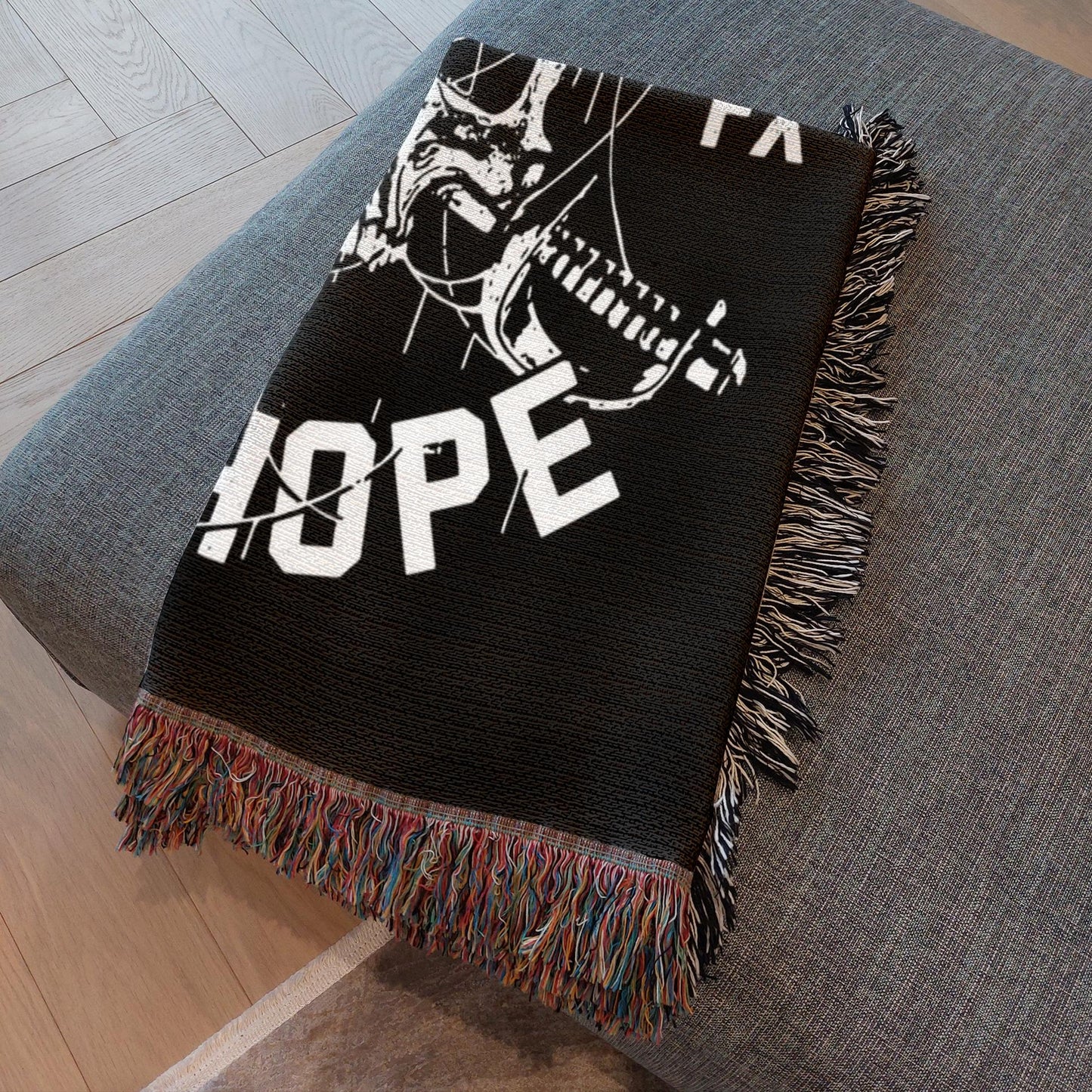 Abandon Hope Woven Blanket