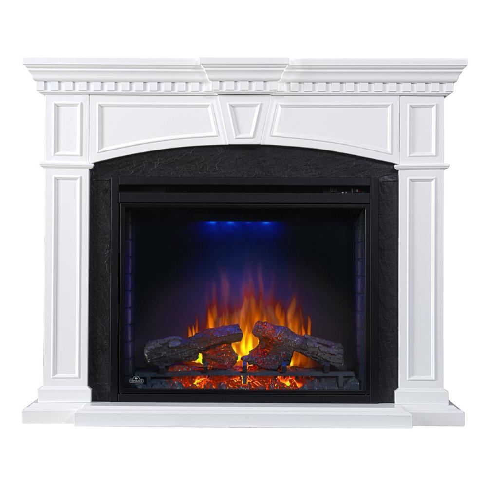 Napoleon The Taylor 33-Inch Electric Fireplace Mantel Package (NEFP33-0214W)