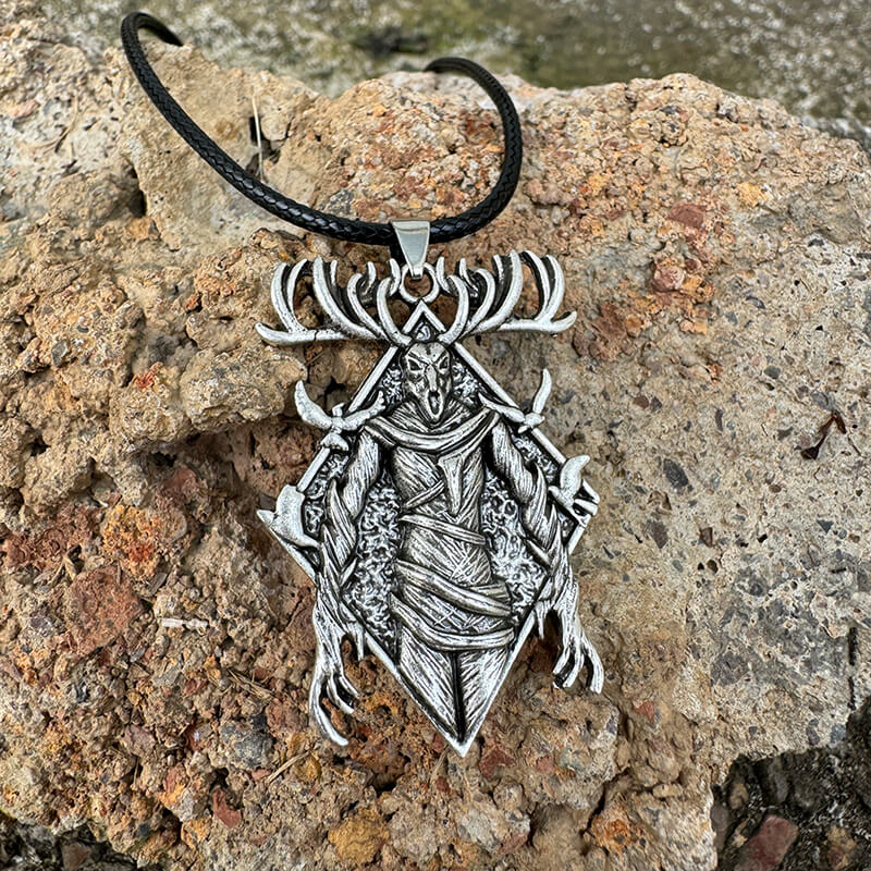 Natural Force Wendigo Skull Stainless Steel Pendant