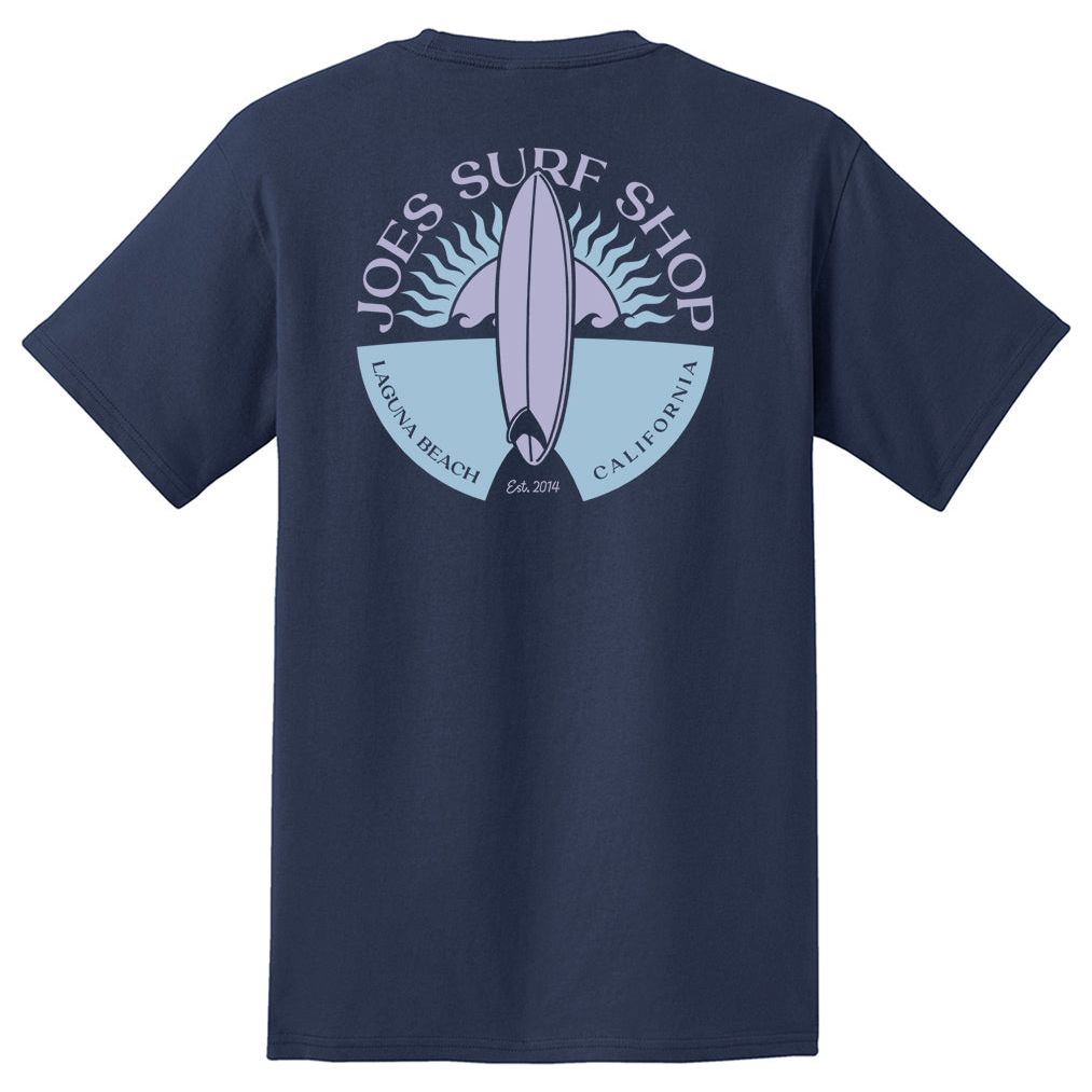 Joe's Surf Shop Sunset Scene Heavyweight Pocket Tee
