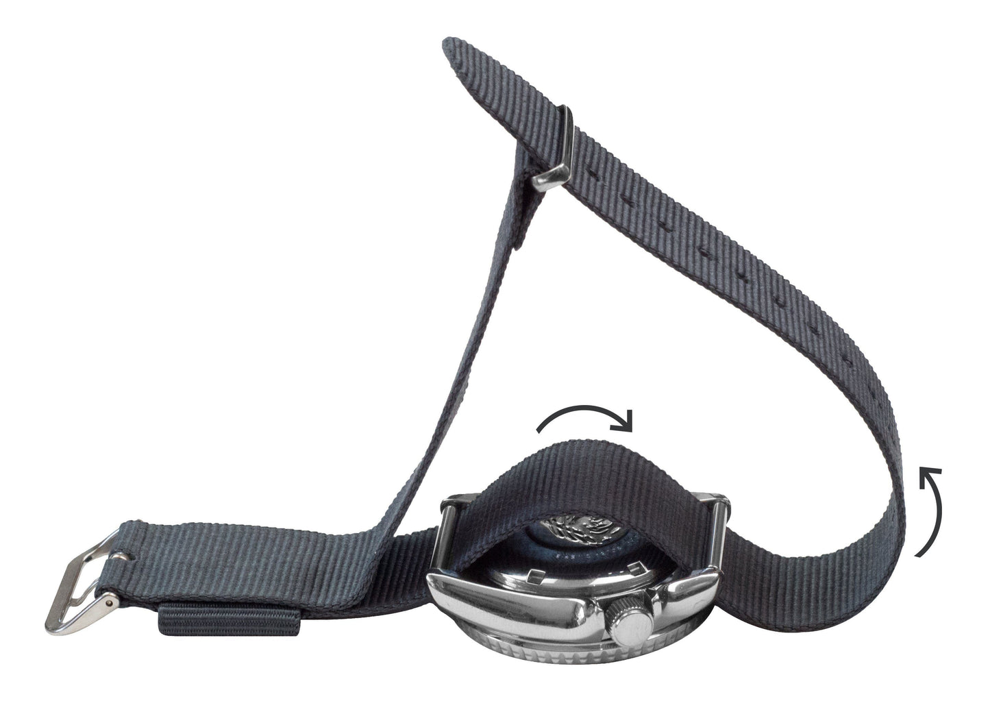 Navy Blue Nylon NATO® style Watch Band