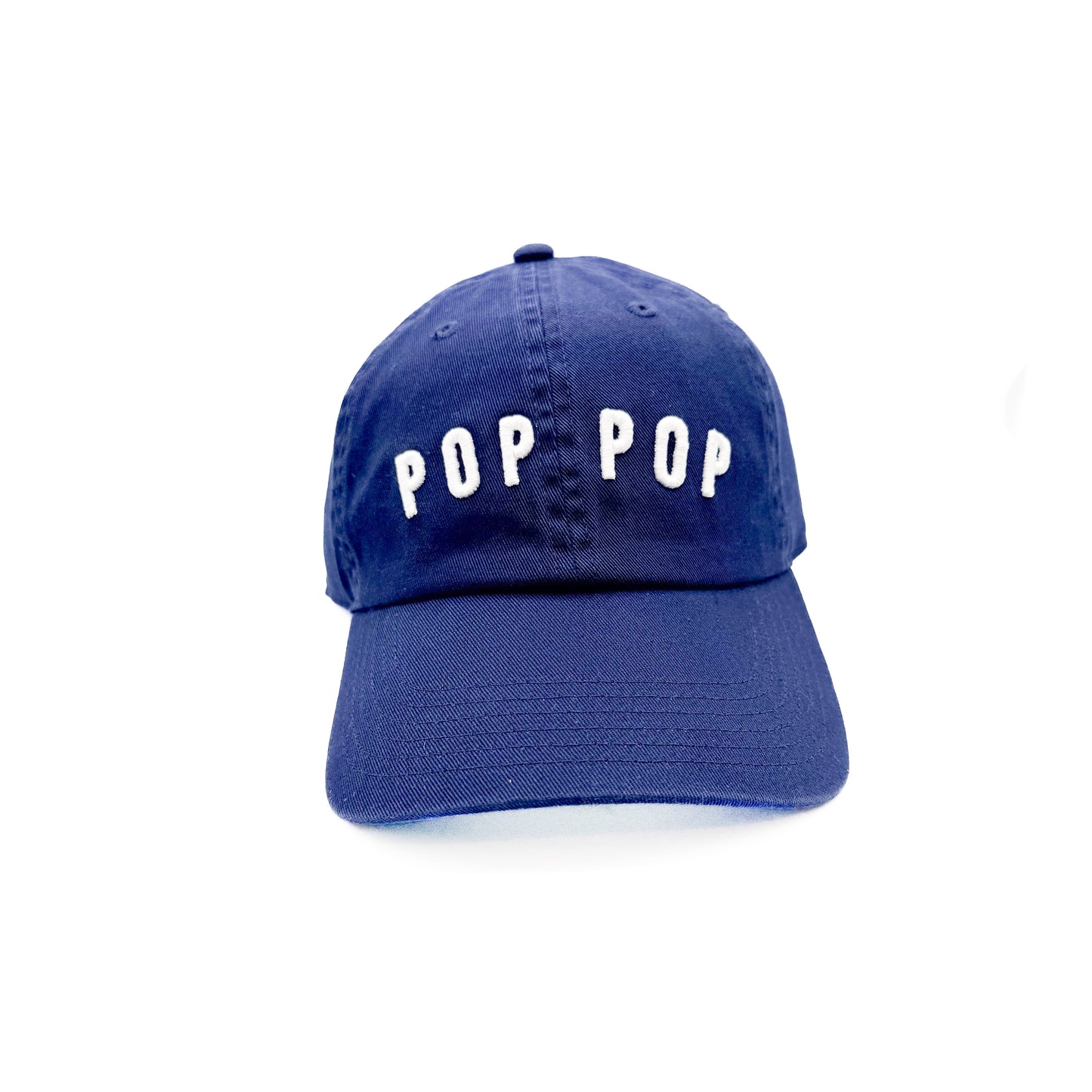 Pop Pop Baseball Hat (one line)
