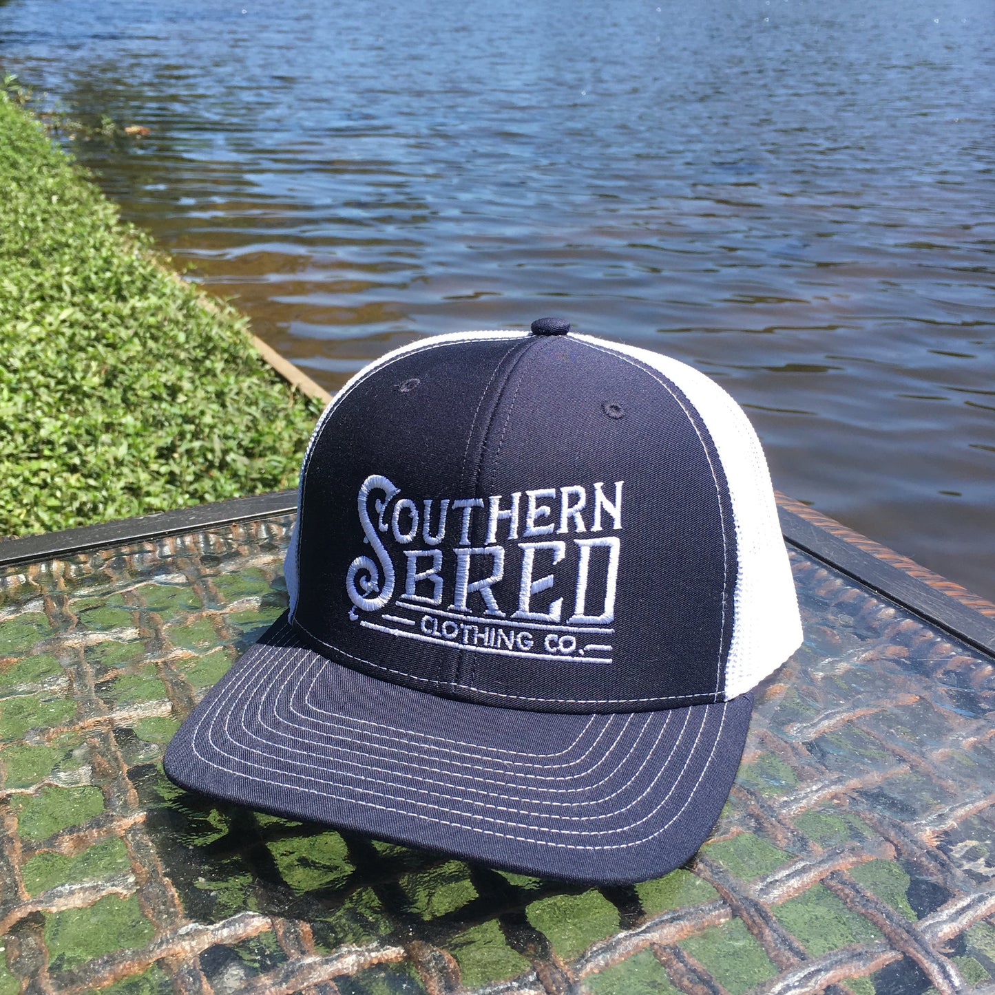 Southern Bred (Navy and White)