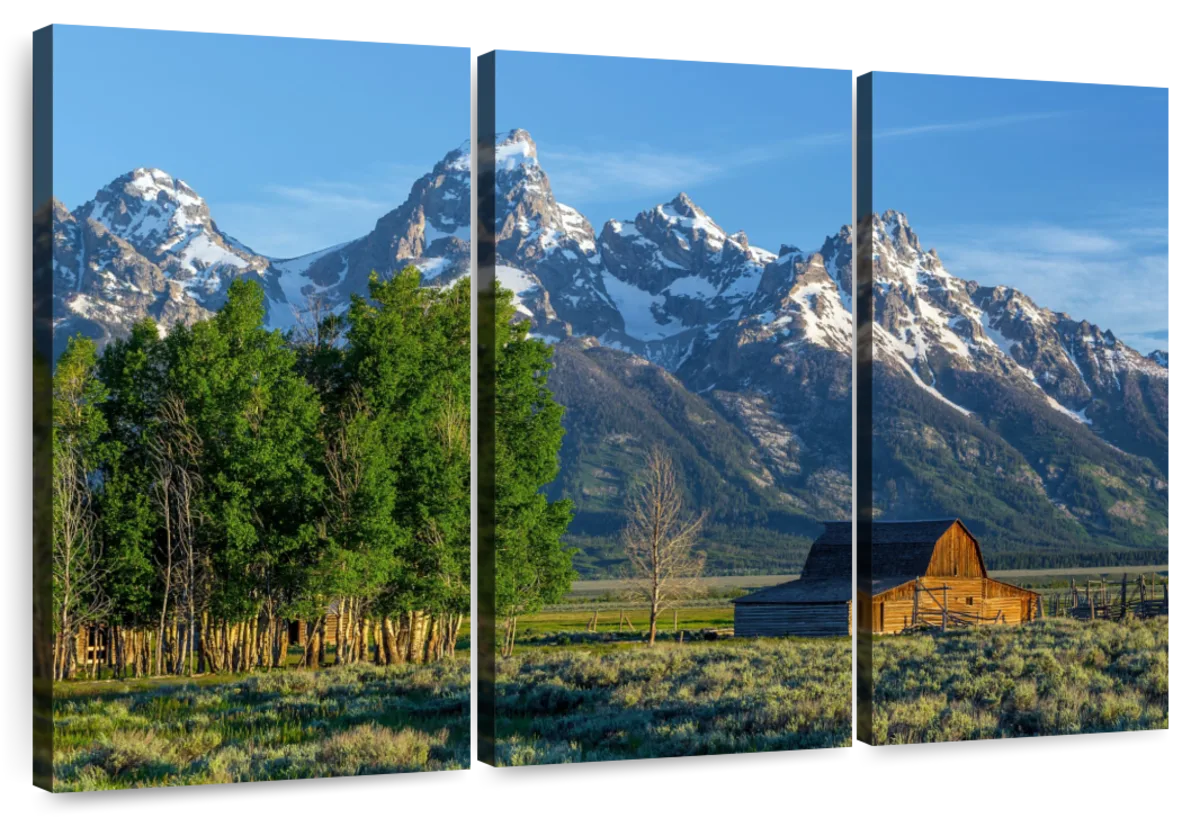 Grand Teton Mountains Barn Wall Art