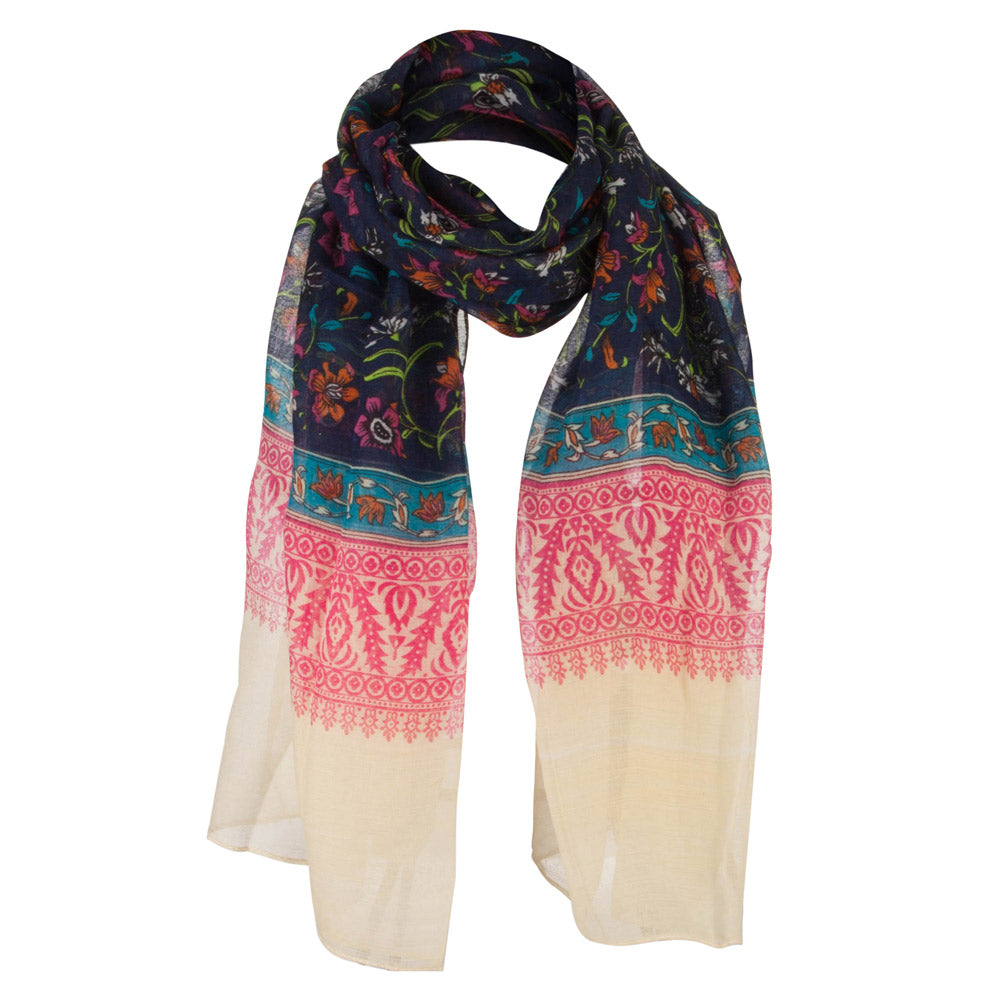 India Motif Summer Scarf