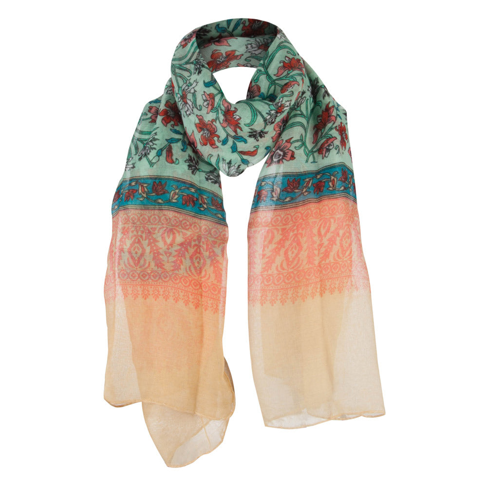 India Motif Summer Scarf