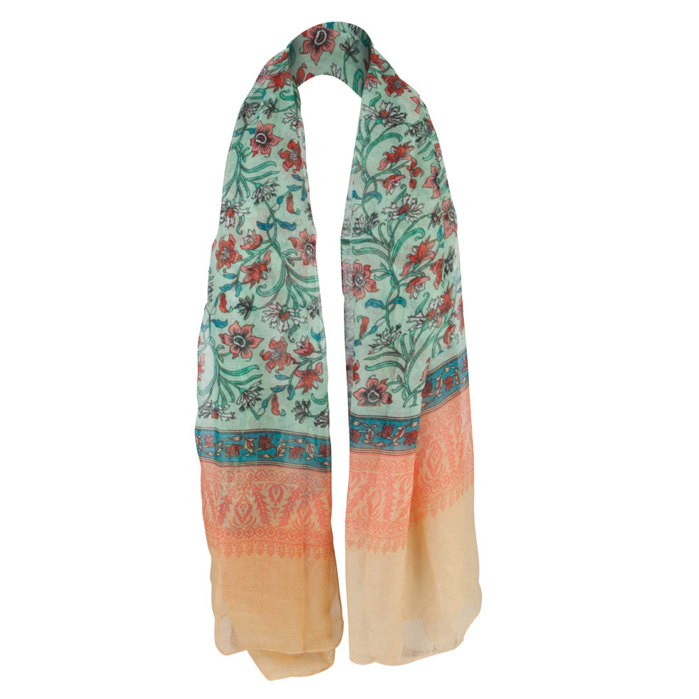 India Motif Summer Scarf