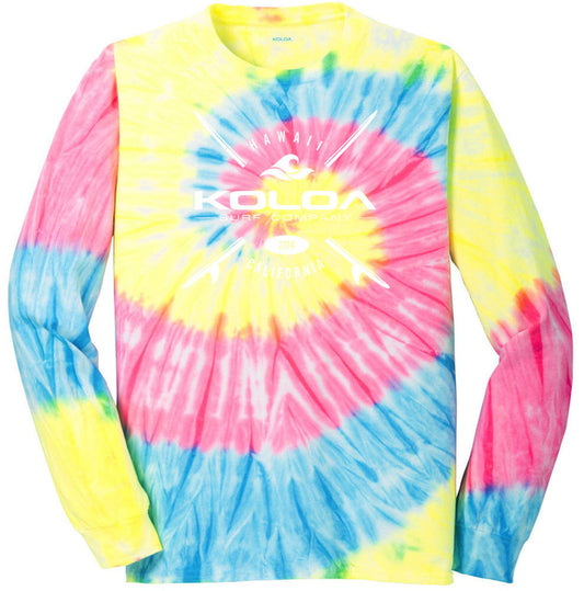 Koloa Surf X Boards Long Sleeve Tie-Dye T-Shirt