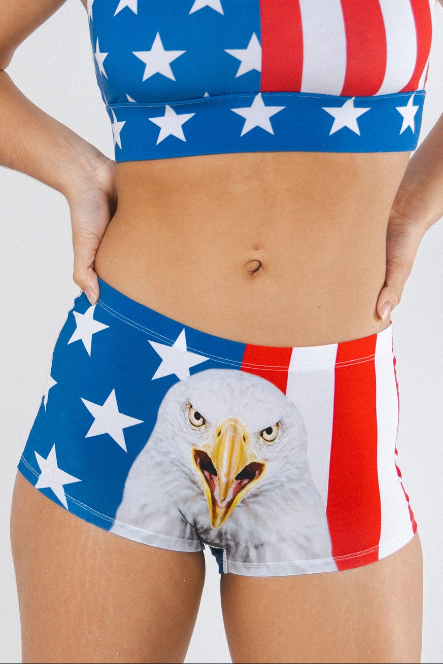 The Mascot | American Flag Modal Boyshort Underwear