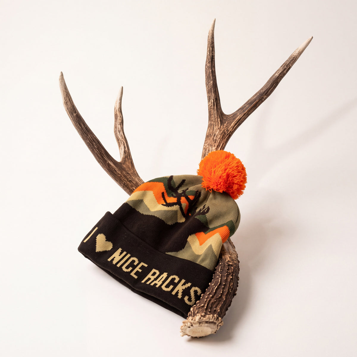 The I Love Nice Racks | Deer Hunting Ski Beanie