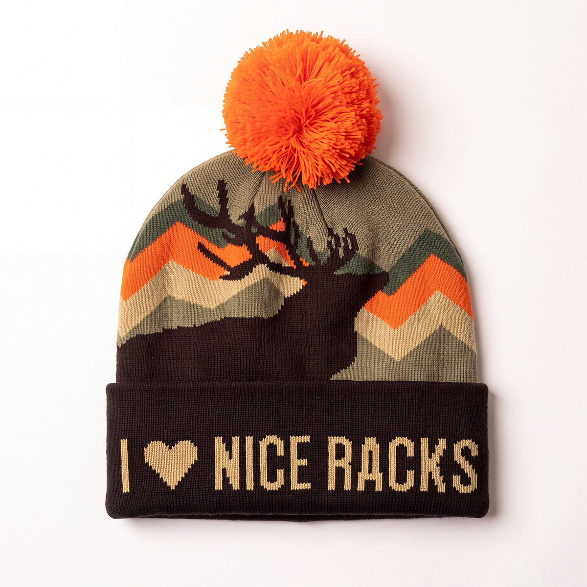 The I Love Nice Racks | Deer Hunting Ski Beanie