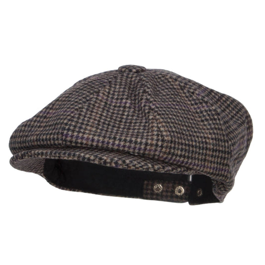 Men's Wool Blend 8 Panel Newsboy Hat