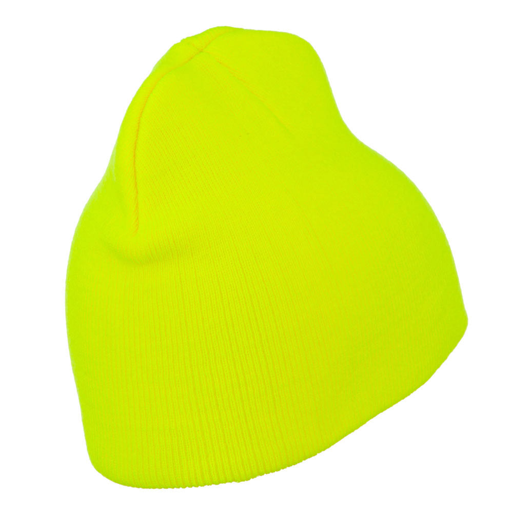 Neon Acrylic MG Short Beanie