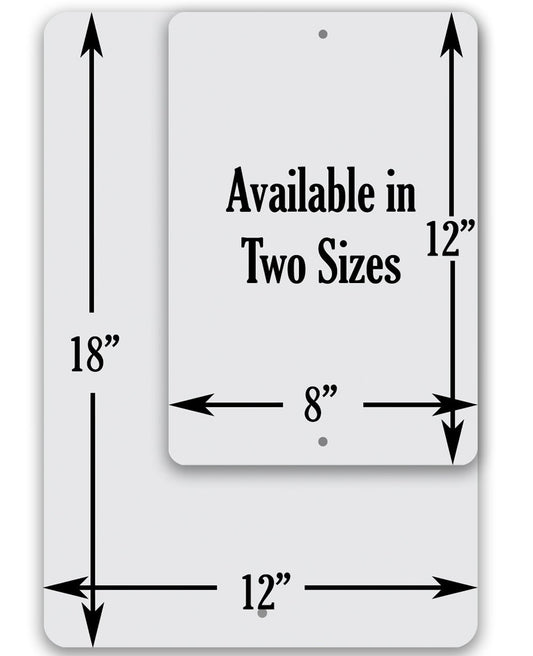 No Soliciting We're Not Buying - Metal Sign