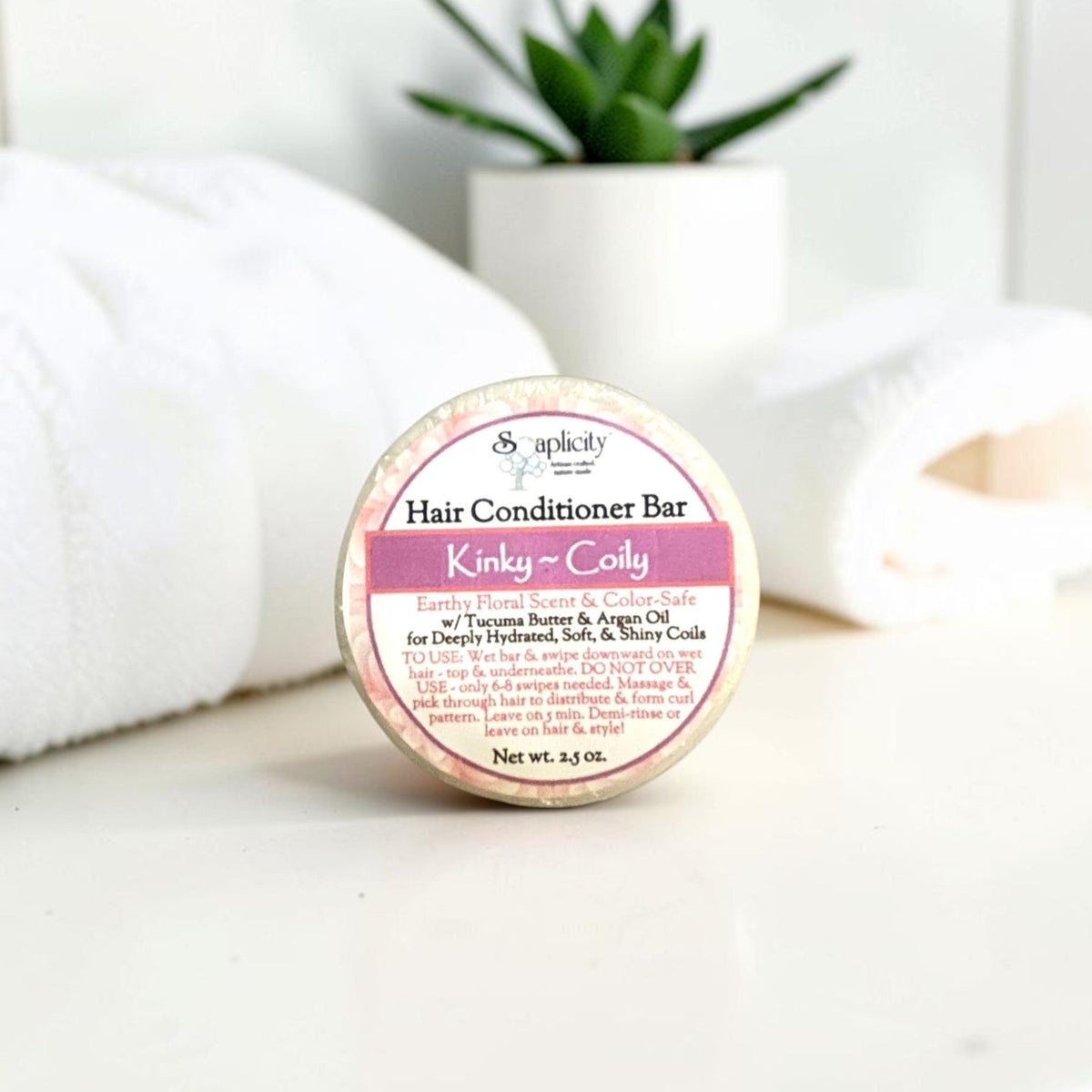 Kinky Coily Hair Conditioner Bar