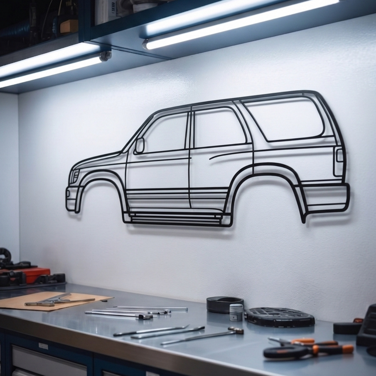 1996 4Runner 3rd Gen (N180)  Metal Car Wall Art - MT0257