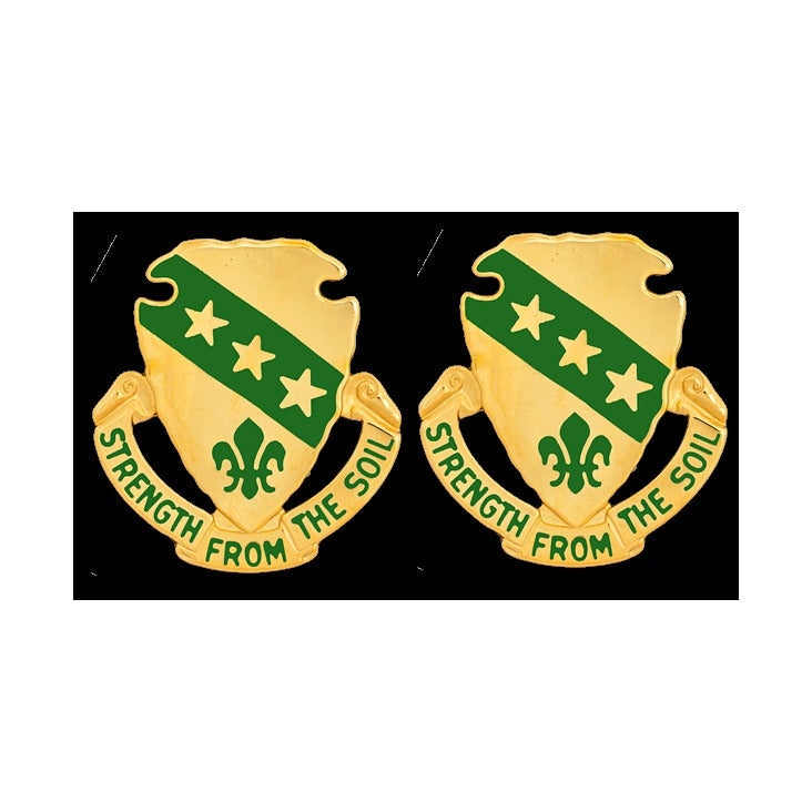 North Dakota State Headquarters Army National Guard Unit Crest DUI - 1 PAIR